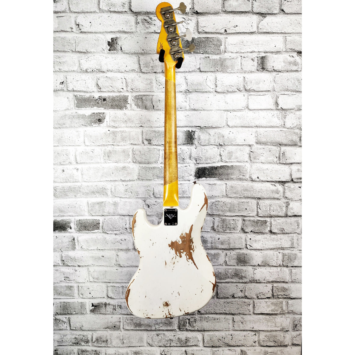 Fender Custom Shop FCS 1961 Jazz Bass Heavy Relic w/Rosewood Fingerboard - Aged Olympic White