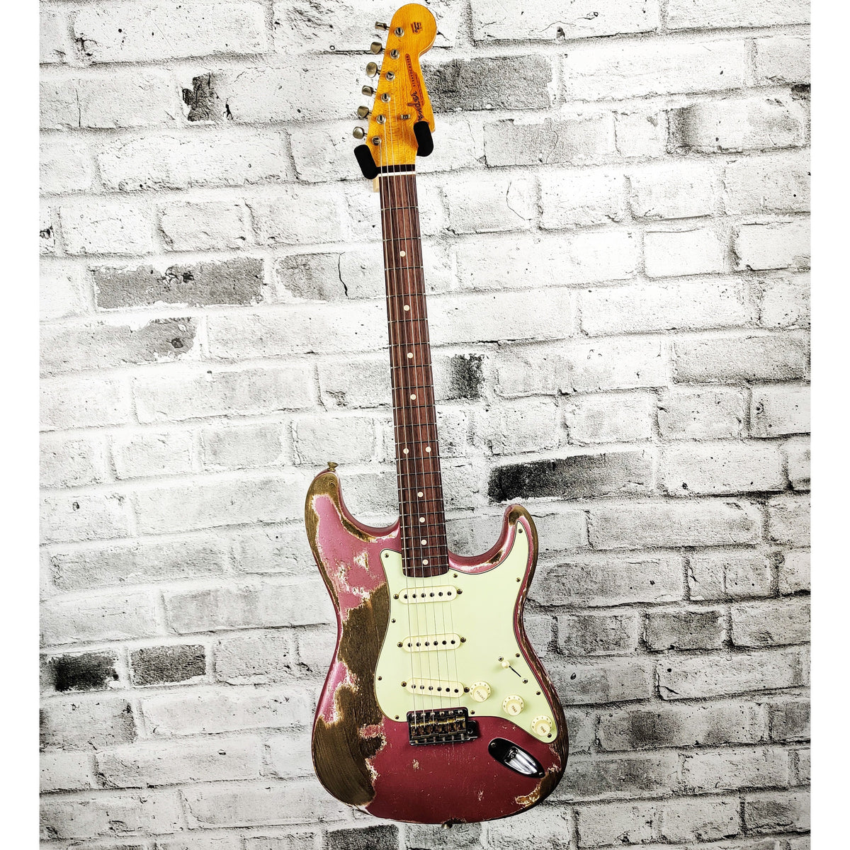 Fender Custom Shop Master-Built Greg Fessler '61 Stratocaster Heavy Relic - Aged Burgundy Mist Metallic