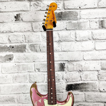 Fender Custom Shop Master-Built Greg Fessler '61 Stratocaster Heavy Relic - Aged Burgundy Mist Metallic
