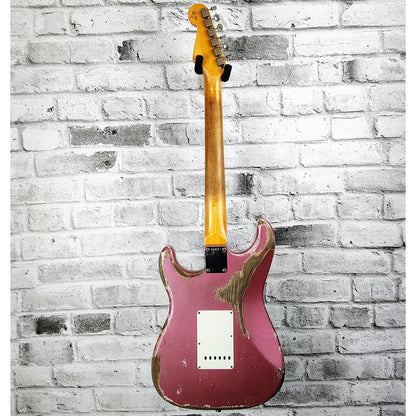 Fender Custom Shop Master-Built Greg Fessler '61 Stratocaster Heavy Relic - Aged Burgundy Mist Metallic