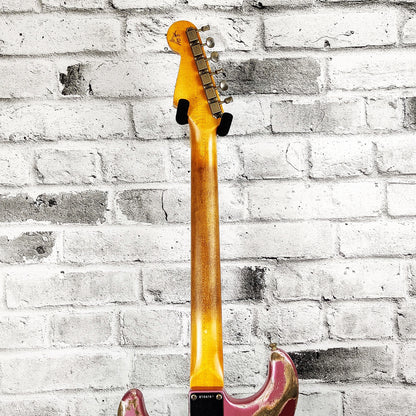 Fender Custom Shop Master-Built Greg Fessler '61 Stratocaster Heavy Relic - Aged Burgundy Mist Metallic