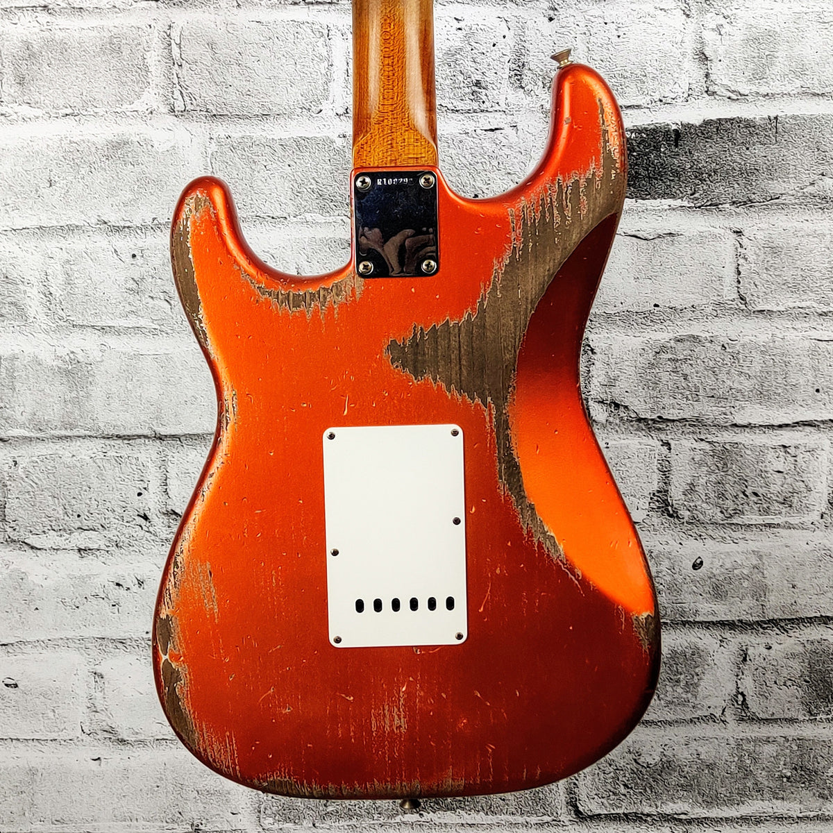 Fender Custom Shop Master-Built Greg Fessler '65 Stratocaster Heavy Relic - Faded Candy Tangerineo