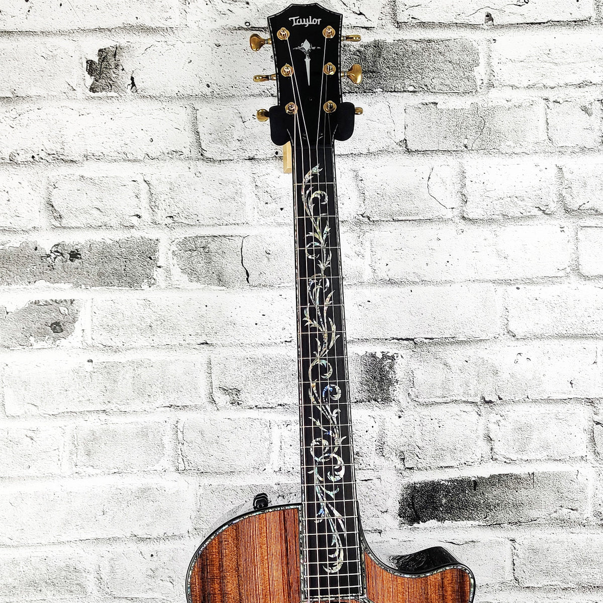 Taylor PS14ce LTD Acoustic Guitar - Sinker Redwood with Shaded Edgeburst Macassar Ebony