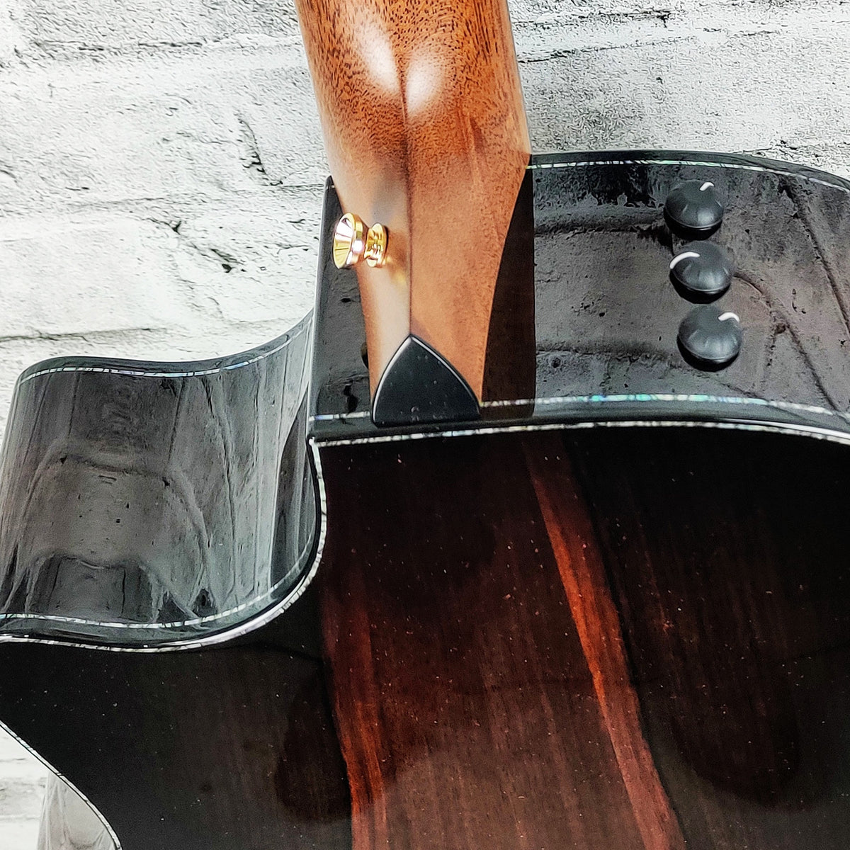 Taylor PS14ce LTD Acoustic Guitar - Sinker Redwood with Shaded Edgeburst Macassar Ebony