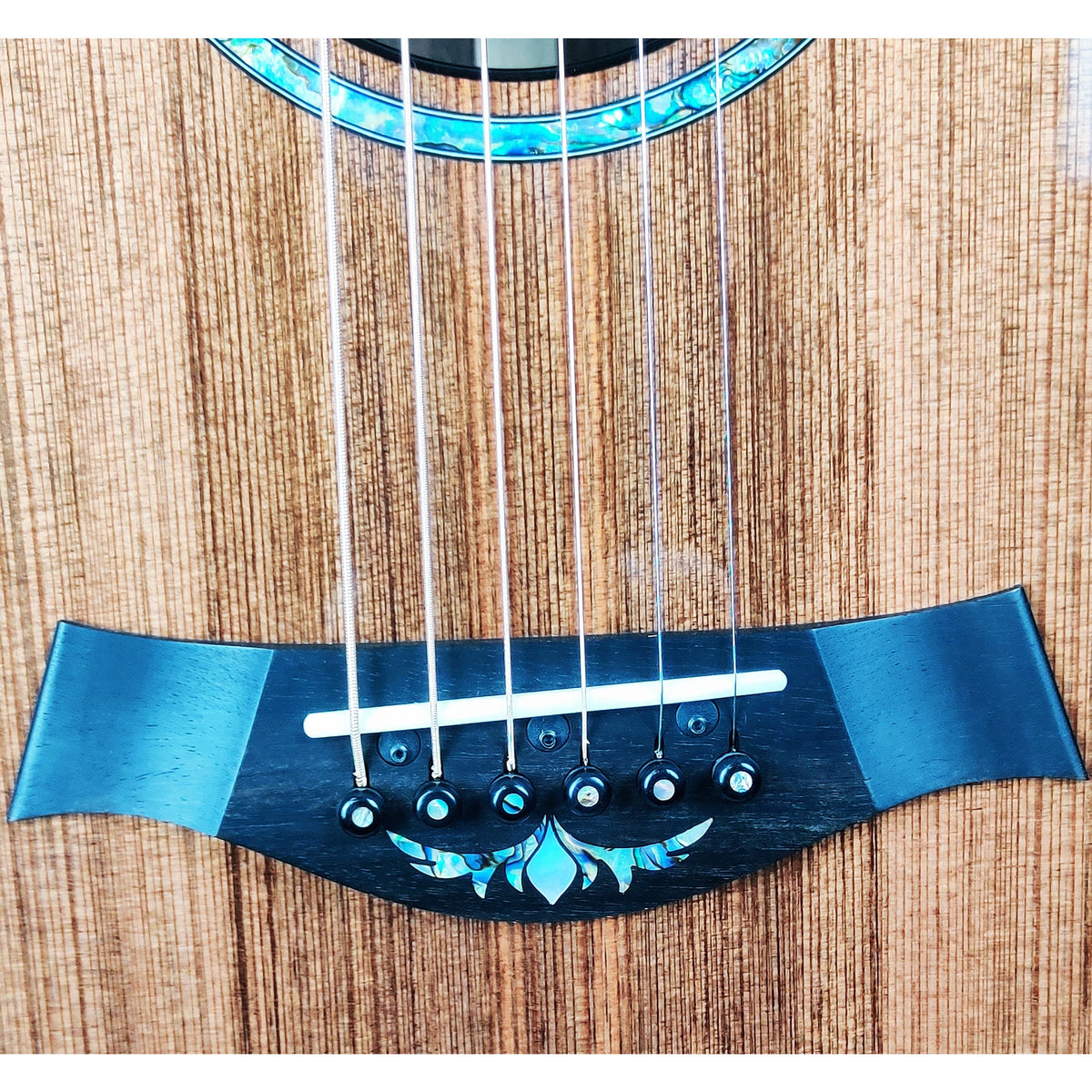 Taylor PS14ce LTD Acoustic Guitar - Sinker Redwood with Shaded Edgeburst Macassar Ebony