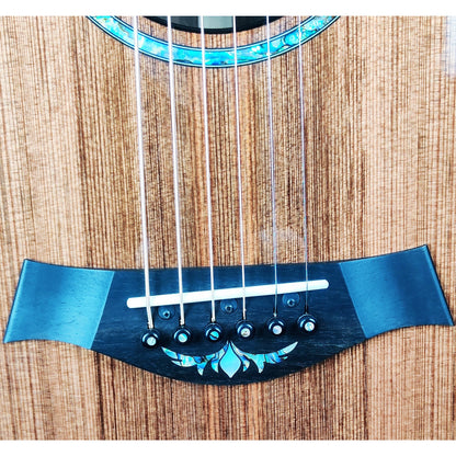 Taylor PS14ce LTD Acoustic Guitar - Sinker Redwood with Shaded Edgeburst Macassar Ebony