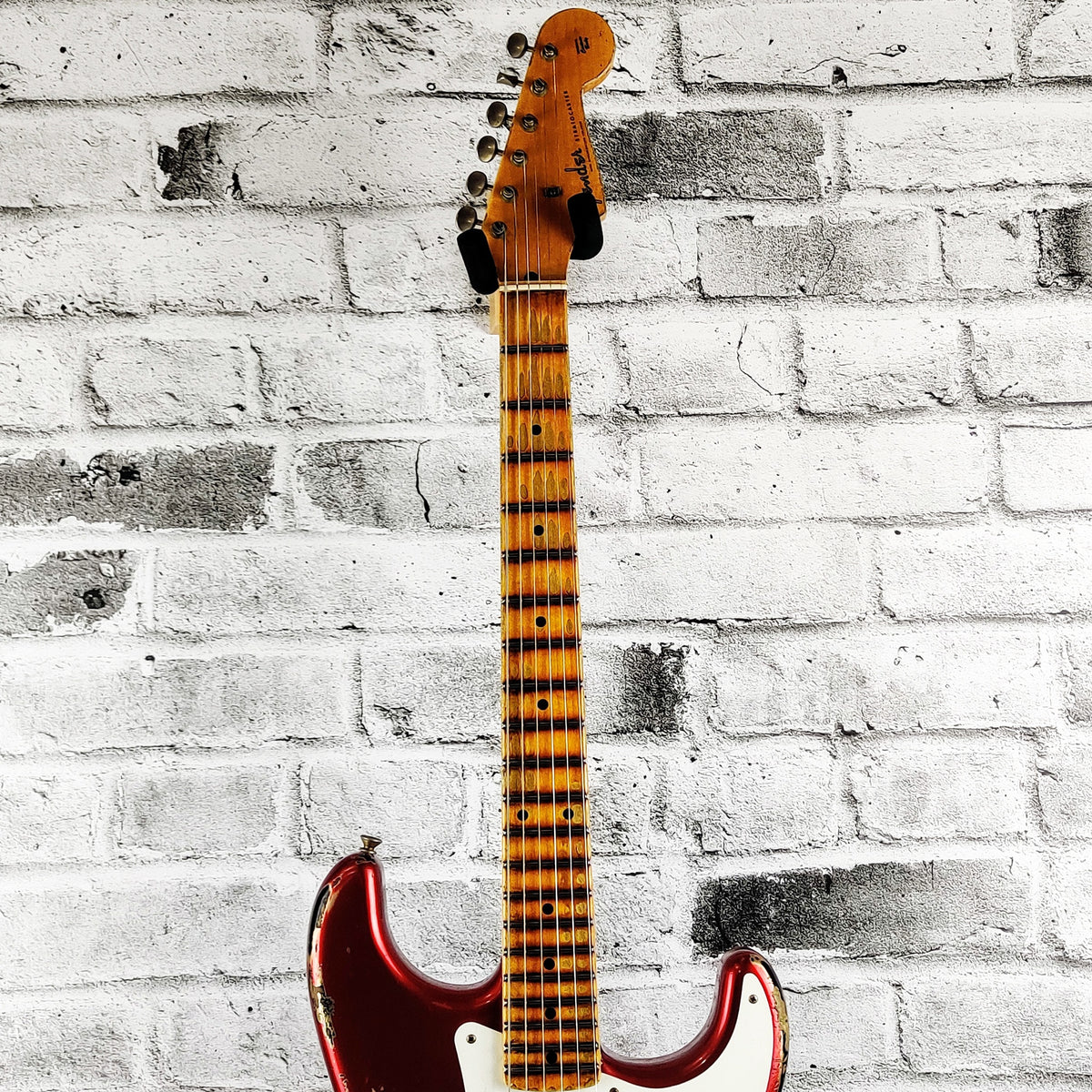 Fender Custom Shop Ltd 56 Stratocaster Heavy Relic – Super Faded Aged Candy Apple Red over 2-Tone Sunburst