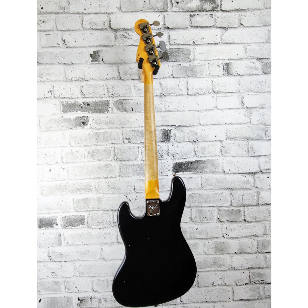 Fender Custom Shop 1966 Jazz Bass Journeyman Relic - Aged Black