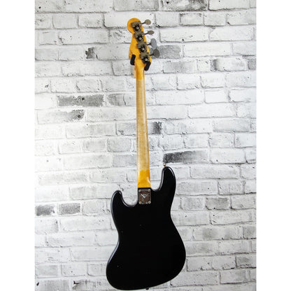Fender Custom Shop 1966 Jazz Bass Journeyman Relic - Aged Black