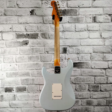 Fender Limited Edition '62 Bone Tone Stratocaster Journeyman Relic, Maple Fingerboard - Super Faded Aged Sonic Blue