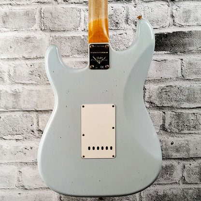 Fender Limited Edition '62 Bone Tone Stratocaster Journeyman Relic, Maple Fingerboard - Super Faded Aged Sonic Blue