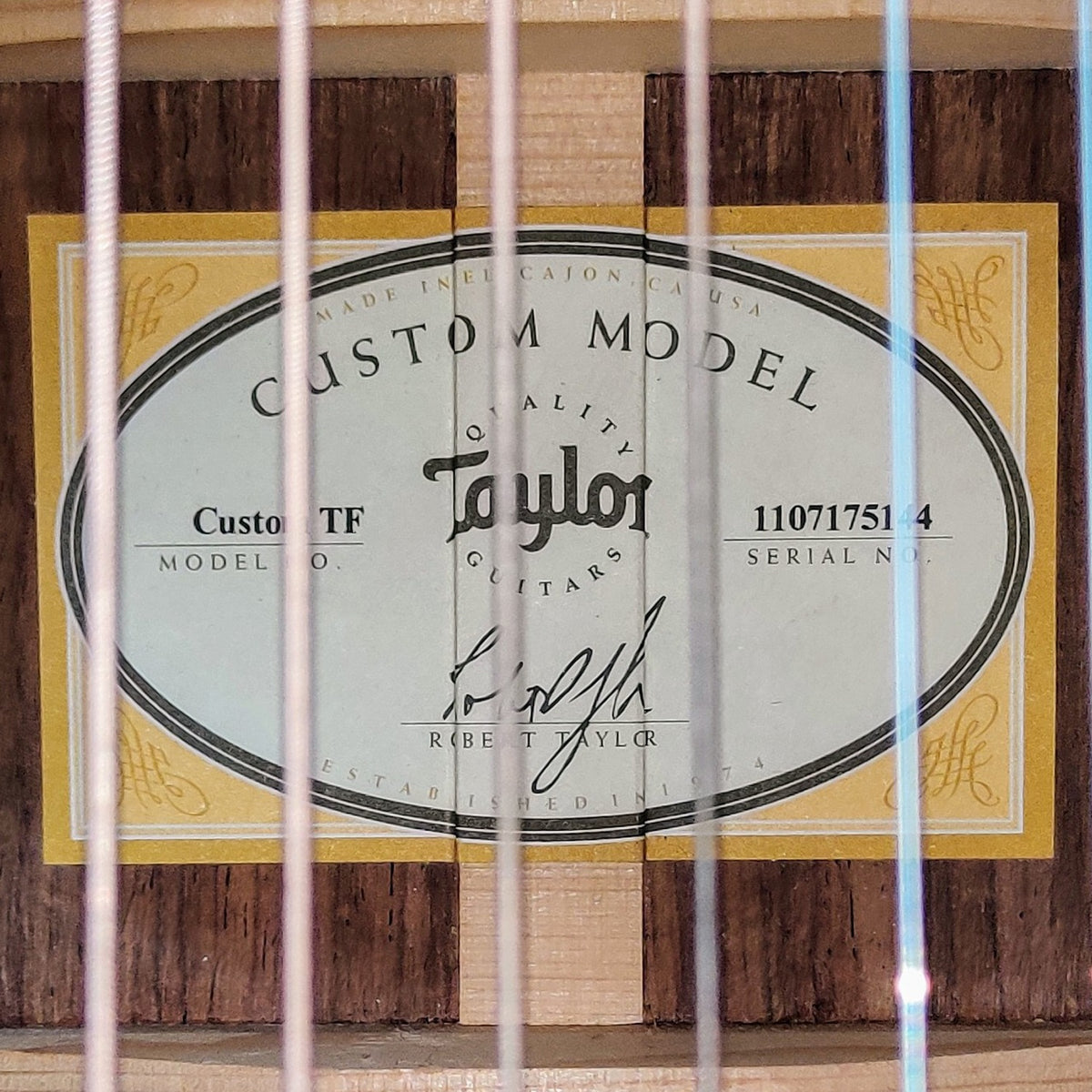 Taylor Custom Shop 12 Fret Grand Concert, Cocobolo Back & Sides - Natural