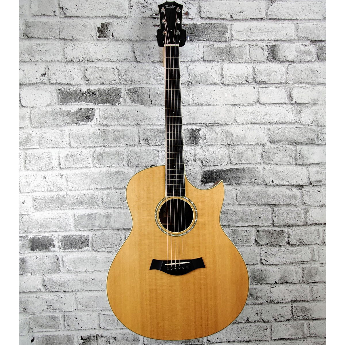 Taylor Custom Shop Acoustic Grand Orchestra w/ Florentine Cutaway, Flame Mahogany - Natural