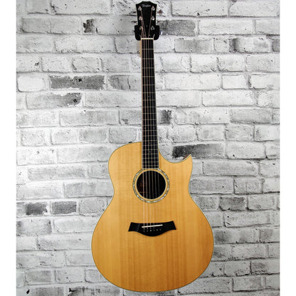 Taylor Custom Shop Acoustic Grand Orchestra w/ Florentine Cutaway, Flame Mahogany - Natural
