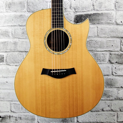 Taylor Custom Shop Acoustic Grand Orchestra w/ Florentine Cutaway, Flame Mahogany - Natural
