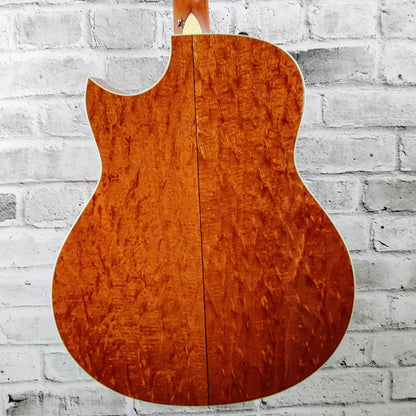 Taylor Custom Shop Acoustic Grand Orchestra w/ Florentine Cutaway, Flame Mahogany - Natural