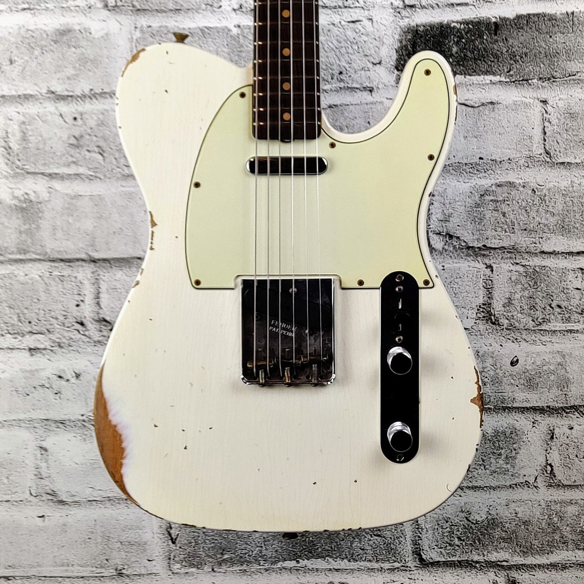 Fender Custom Shop S21 1961 Limited Edition Telecaster Relic, Rosewood Fingerboard – Aged Olympic White