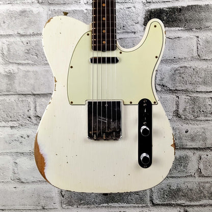 Fender Custom Shop S21 1961 Limited Edition Telecaster Relic, Rosewood Fingerboard – Aged Olympic White