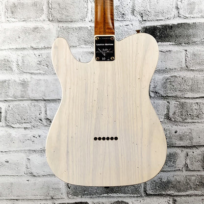 Fender Custom Shop S20 1955 Limited Edition Telecaster Journeyman Relic, Roasted Flame Maple Fingerboard – Aged White Blonde