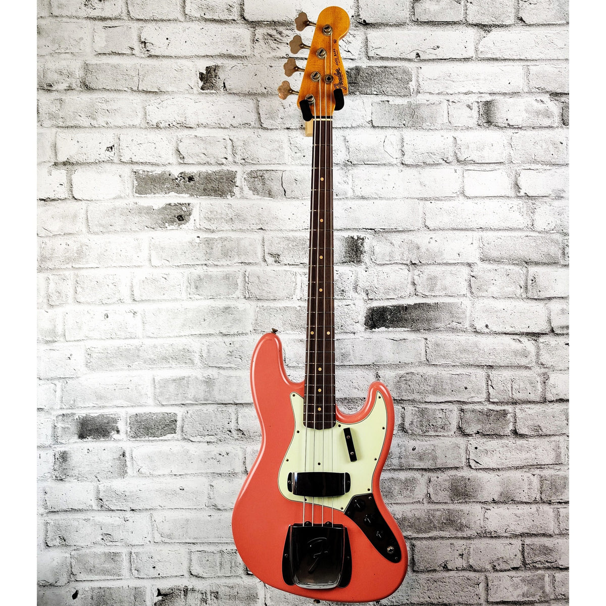 Fender Custom Shop S20 Limited Edition 64 Jazz Bass Journeyman Relic - Super Faded Aged Tahitian Coral