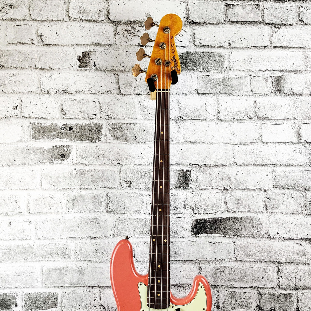 Fender Custom Shop S20 Limited Edition 64 Jazz Bass Journeyman Relic - Super Faded Aged Tahitian Coral