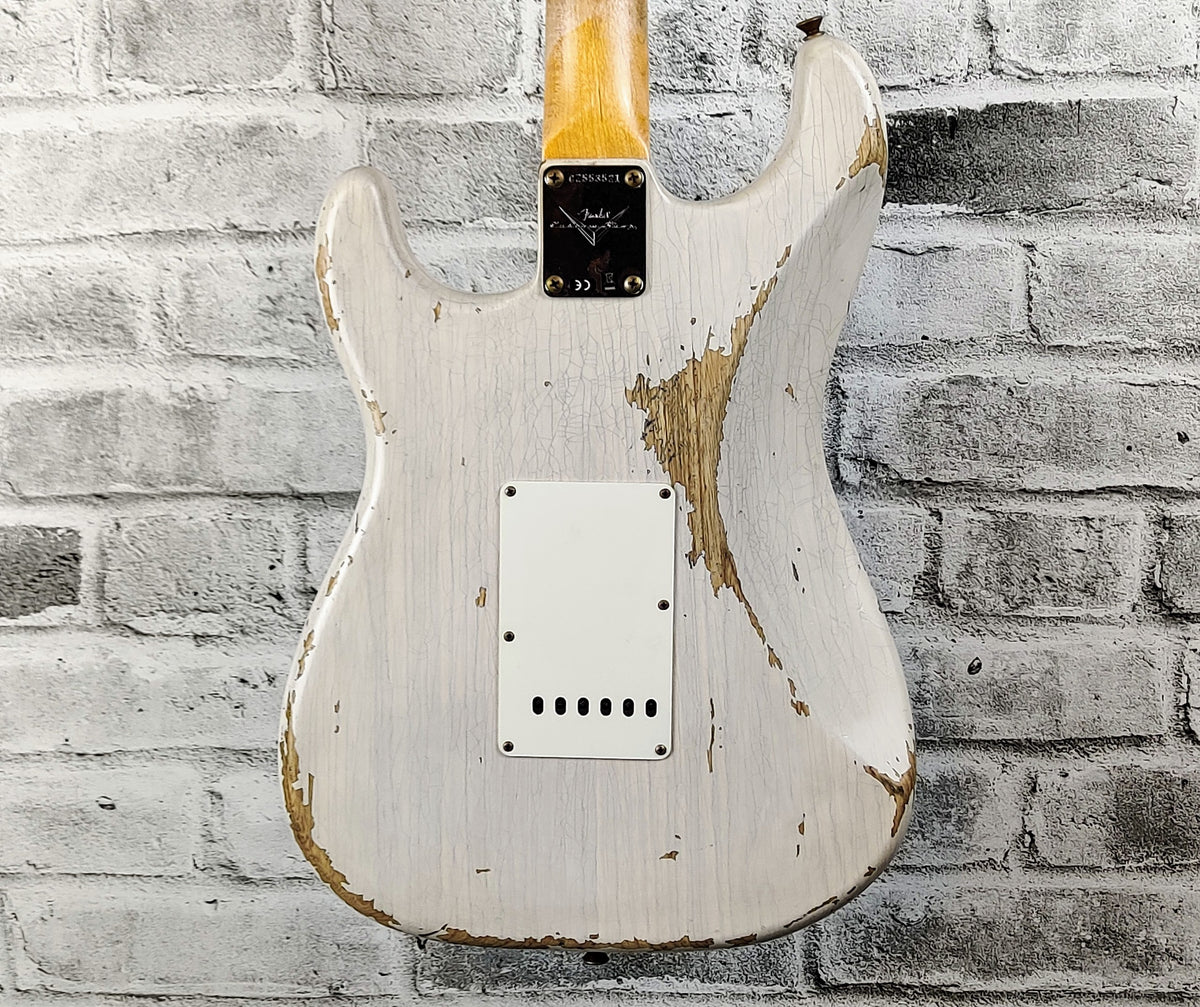 Fender Custom Shop 1959 Stratocaster Heavy Relic, Rosewood Fingerboard - Aged White Blonde