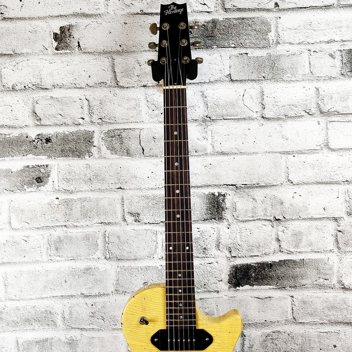 Heritage H-137 Solid Body Guitar Artisan Aged Special Run w/case - TV Yellow