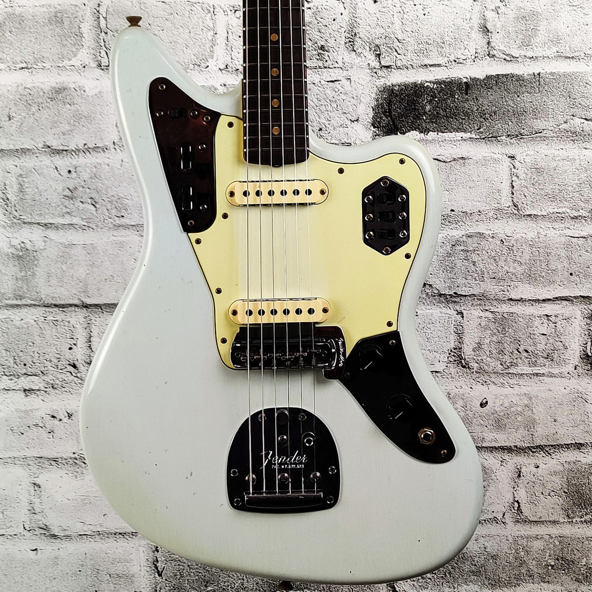Fender Custom Shop'63 Jaguar Journeyman Relic, Rosewood Fingerboard - Super Faded Aged Sonic Blue