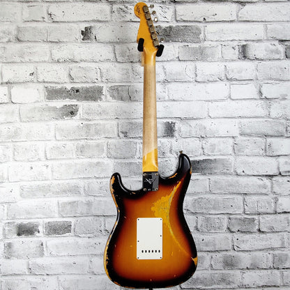 Fender Custom Shop 1959 Stratocaster Heavy Relic, Rosewood Fingerboard - Faded Aged Chocolate 3-Color Sunburst