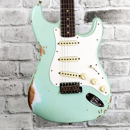 Fender Custom Shop 1959 Stratocaster Heavy Relic, Rosewood Fingerboard - Faded Aged Surf Green