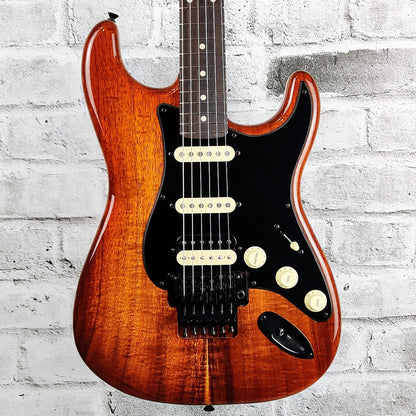 Fender Custom Shop Limited Edition Curly Koa Master Built, Ron Thorn Stratocaster, Rosewood Neck - Light Tobacco Sunburst