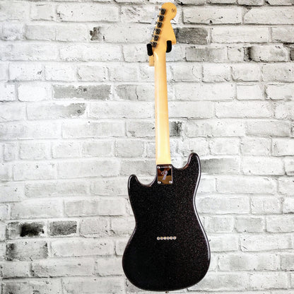 Fender Custom Shop Fender Play Foundation MusicMaster NOS Masterbuilt, One Of A Kind, by Jason Smith - Black with Red & Silver Sparkle