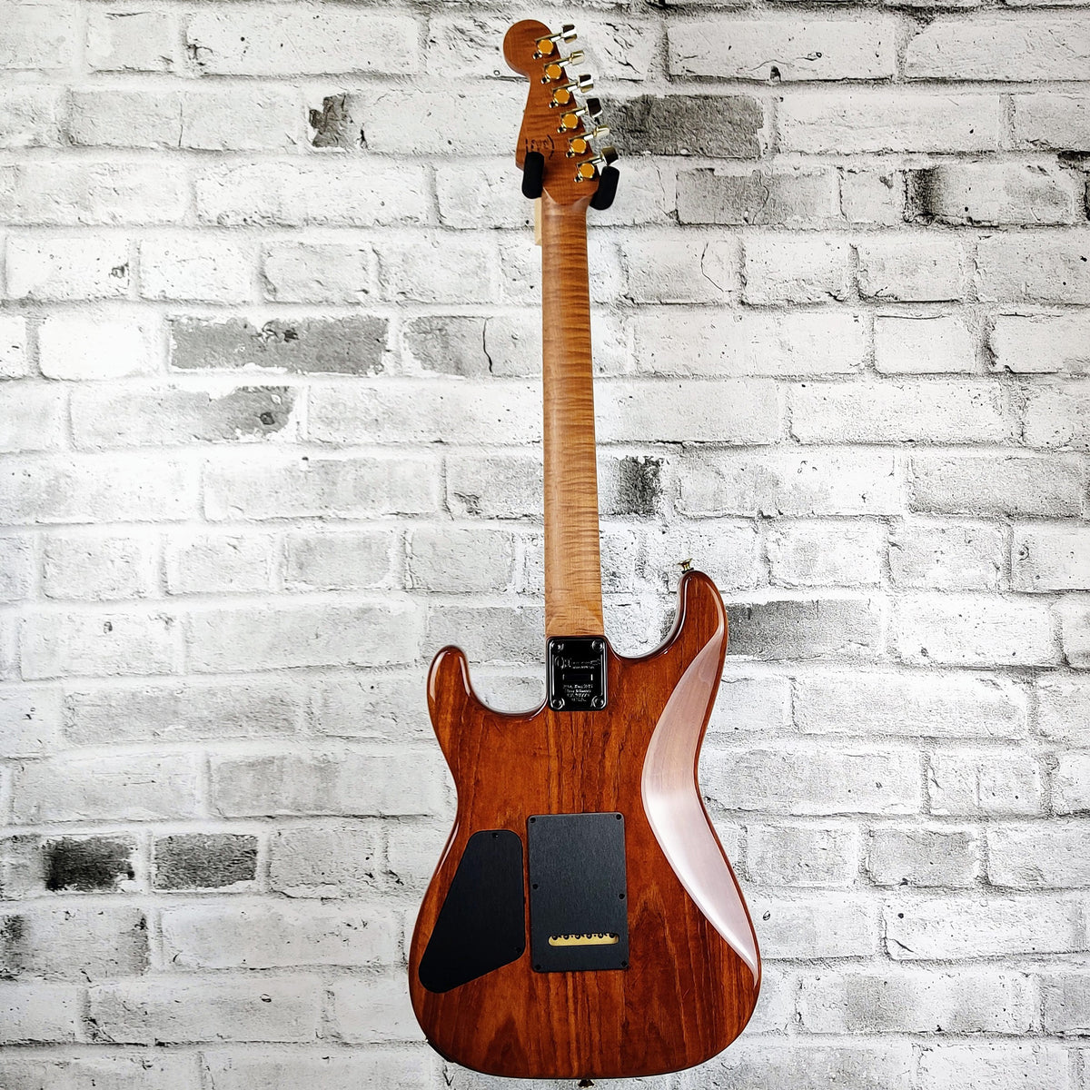 Charvel Prestige Custom Shop, Master Built, One Of A Kind,  Flamed Ash San Dimas San Dimas HS Electric Guitar - Trans Green Gloss
