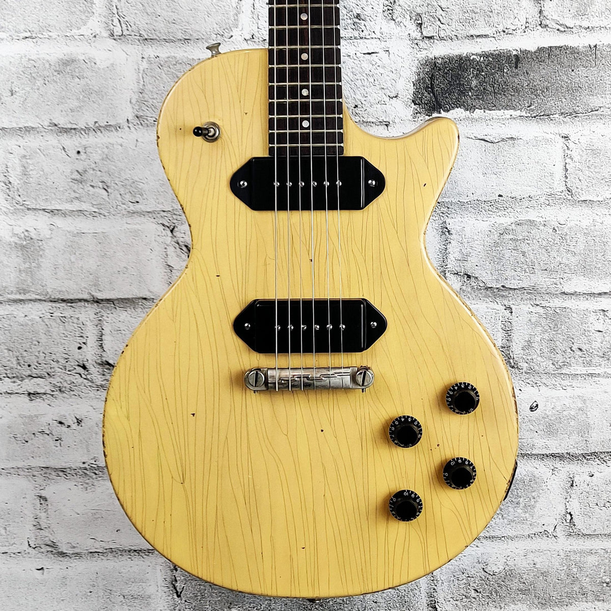 Heritage H-137 Solid Body Guitar Artisan Aged Special Run w/case - TV Yellow