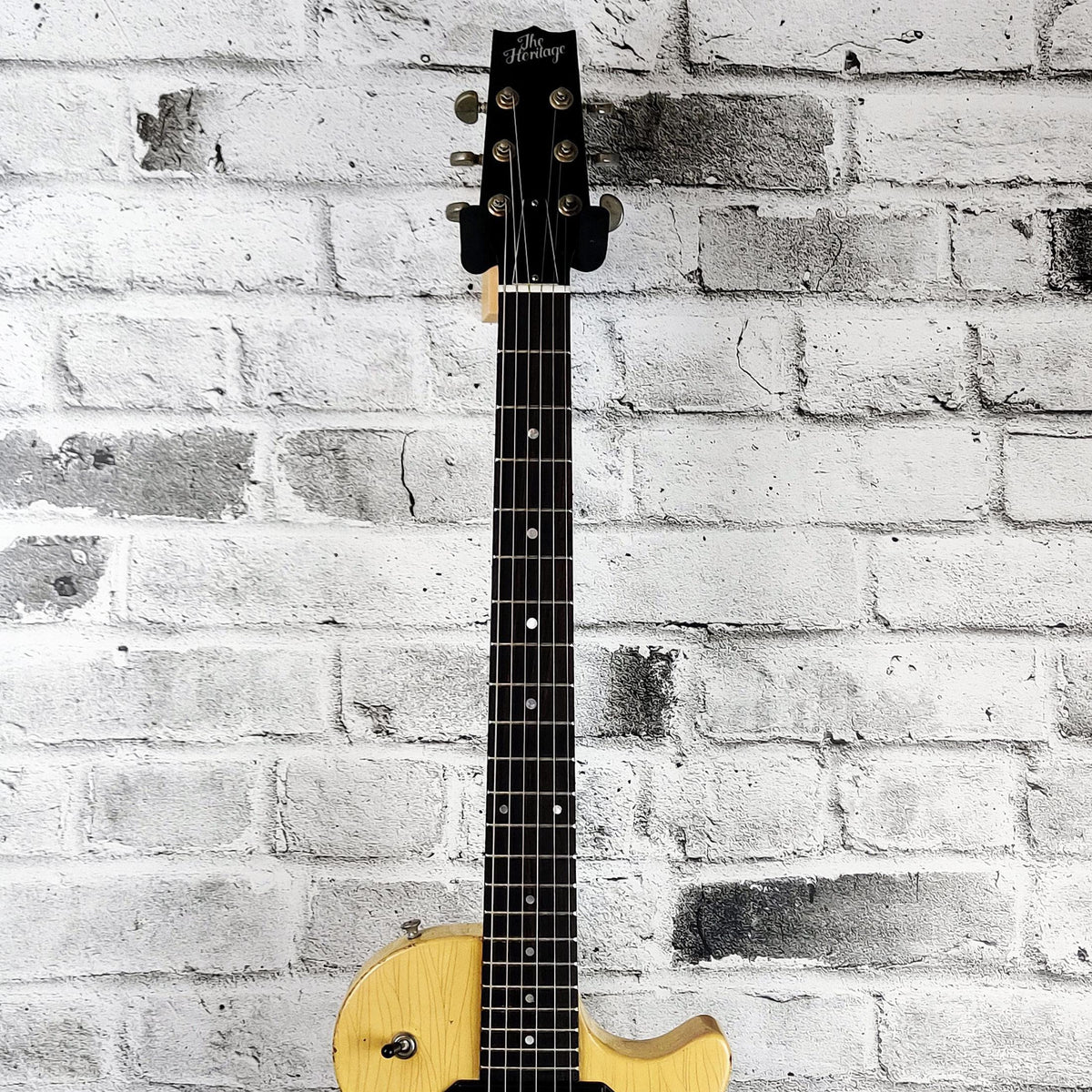 Heritage H-137 Solid Body Guitar Artisan Aged Special Run w/case - TV Yellow