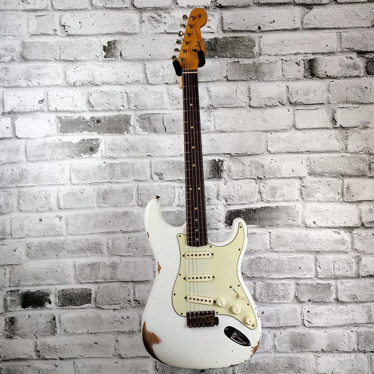 Fender Custom Shop Limited Edition 63 Strat - Heavy Relic - Aged Olympic White
