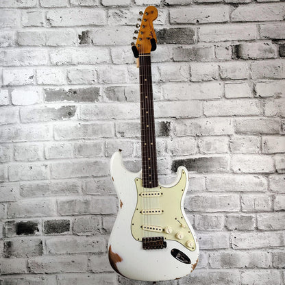 Fender Custom Shop Limited Edition 63 Strat - Heavy Relic - Aged Olympic White