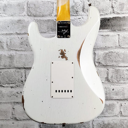 Fender Custom Shop Limited Edition 63 Strat - Heavy Relic - Aged Olympic White