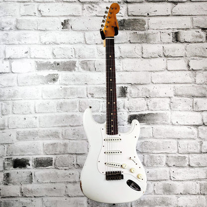 Fender Custom Shop Limited Edition 1959 Stratocaster Relic - Aged Olympic White