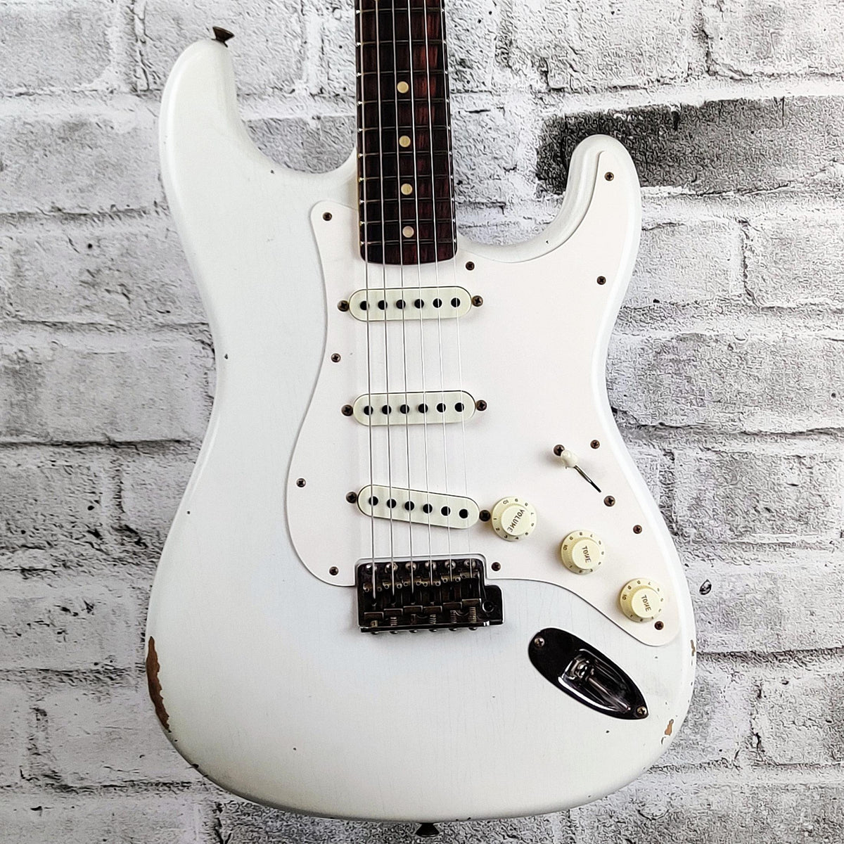 Fender Custom Shop Limited Edition 1959 Stratocaster Relic - Aged Olympic White