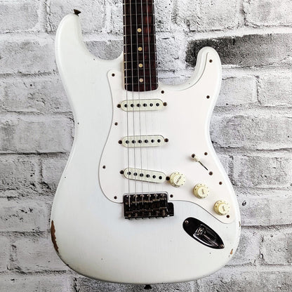 Fender Custom Shop Limited Edition 1959 Stratocaster Relic - Aged Olympic White