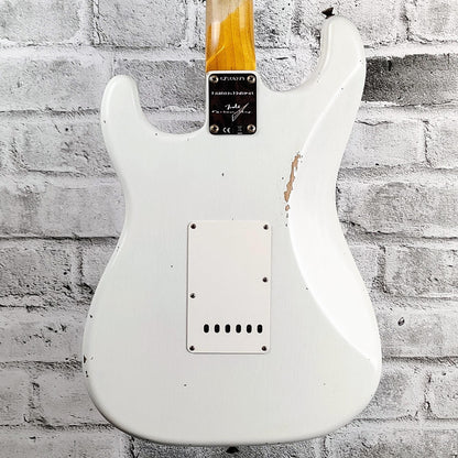 Fender Custom Shop Limited Edition 1959 Stratocaster Relic - Aged Olympic White