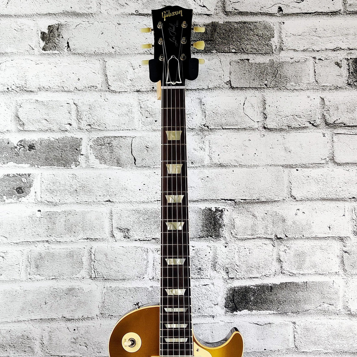 Gibson Custom Shop 1957 Les Paul Goldtop Darkback Light Aged - Double Gold with Dark Back