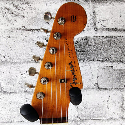 Fender Custom Shop Limited Edition 60/63 Stratocaster Electric Guitar Heavy Relic - Aged Black over 3-Tone Sunburst
