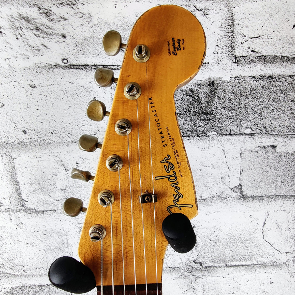 Fender Custom Shop Limited Edition 1963 Stratocaster Heavy Relic, Faded Aged Daphne Blue