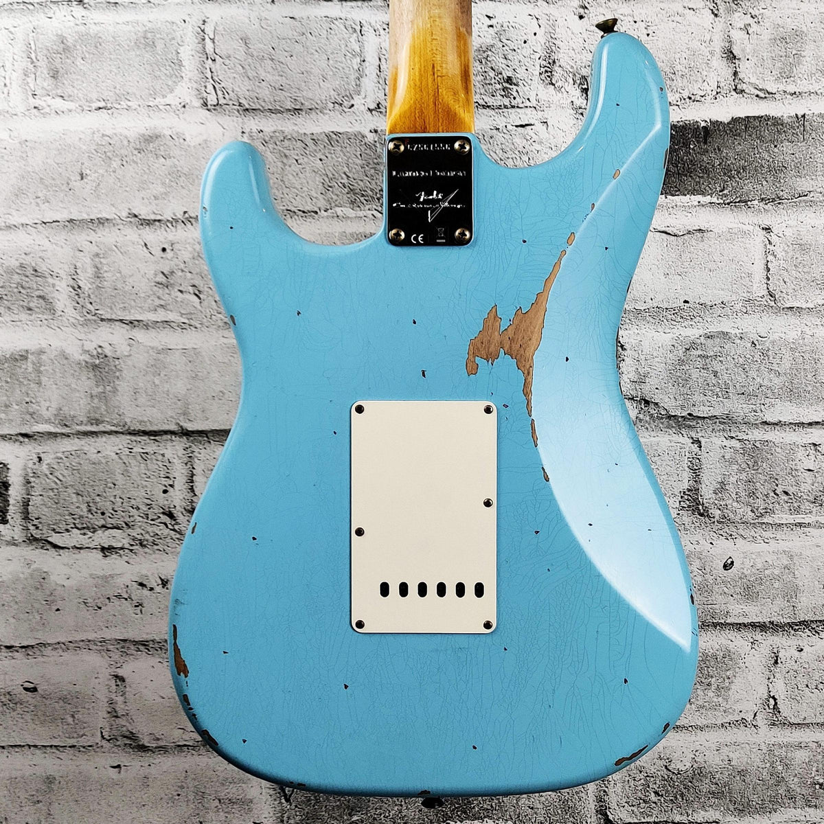 Fender Custom Shop Limited Edition 1963 Stratocaster Heavy Relic, Faded Aged Daphne Blue
