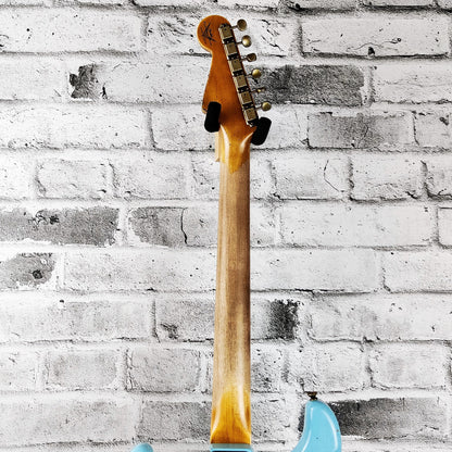 Fender Custom Shop Limited Edition 1963 Stratocaster Heavy Relic, Faded Aged Daphne Blue