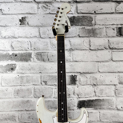 Fender Custom Shop Limited edition '67 Stratocaster Heavy Relic, Aged Olympic White over 3-Color Sunburst