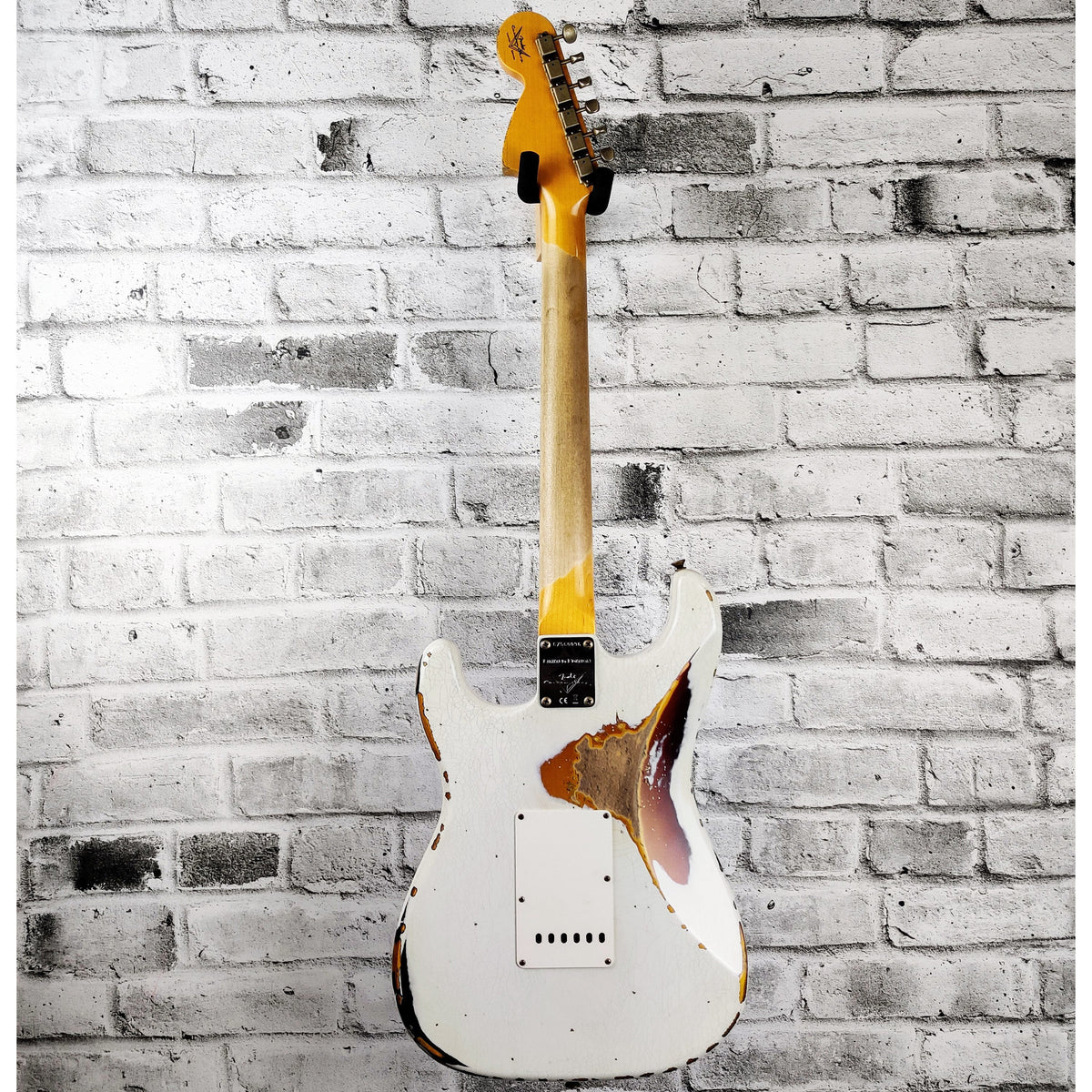 Fender Custom Shop Limited edition '67 Stratocaster Heavy Relic, Aged Olympic White over 3-Color Sunburst