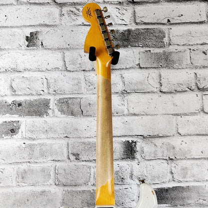 Fender Custom Shop Limited edition '67 Stratocaster Heavy Relic, Aged Olympic White over 3-Color Sunburst